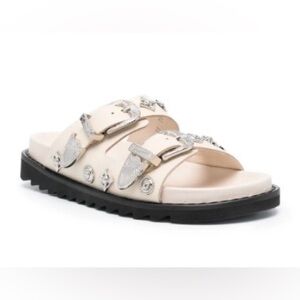 Toga Pulla stud-embellished leather slides
